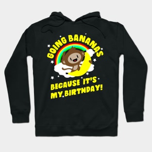 Going Bananas Happy Birthday Monkey Hoodie